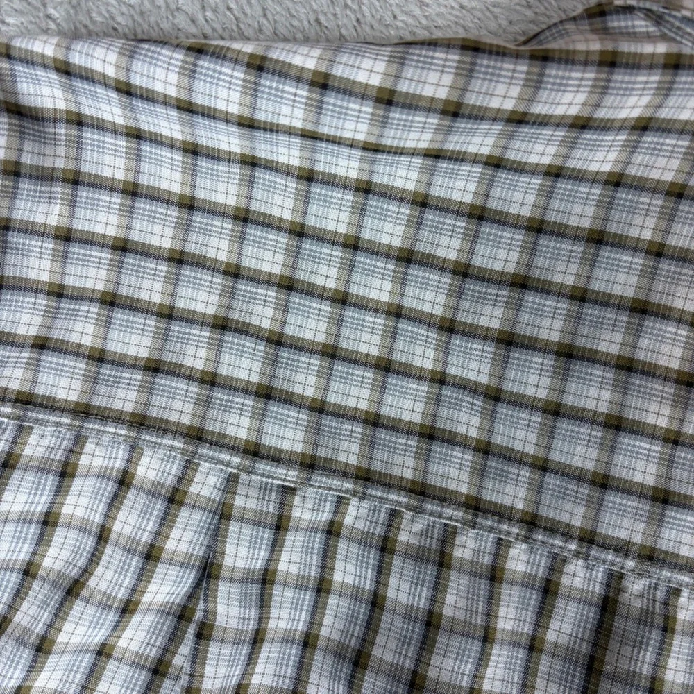The‎ North Face Shirts Mens M Plaid Long Sleeve Hiking Button Down Brown White